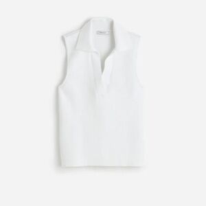 Madewell Cotton Johnny-Collar Sweater Tank